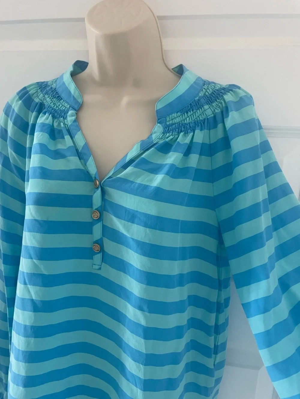 **Lilly Pulitzer 100% Silk Elsa Blouse - XS**